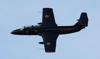 G-BYCT @ EGFH - Red Star Rebel 2 topside pass.