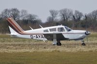 G-AYAC @ EGSV - Just landed. - by Graham Reeve