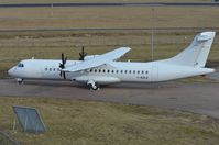 I-ADCA @ EHEH - Former Air Dolomiti ATR72 seen here in EIN after being sprayed white at Aviation Cosmetics. - by FerryPNL