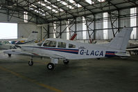 G-LACA @ EGNH - Privately owned. - by Howard J Curtis