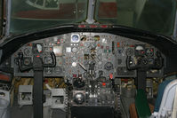 XX919 @ EGLS - A view of the cockpit. At the newly located Boscombe Down Air Collection here. - by Howard J Curtis