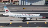 N828AW @ KPHX - Airbus A319