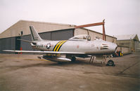 G-SABR @ EGHH - Outside Jet Heritage. - by Howard J Curtis