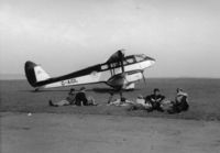 G-AIDL - A quiet period at The Army Parachute Association, Netheravon, circa 1967. One of  2 Rapides used by the APA. - by Graham Read
