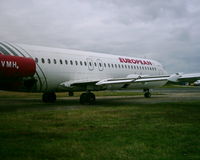 G-AVMH @ EGHH - First One-Eleven 500 series, a few weeks before it was scrapped. - by Howard J Curtis