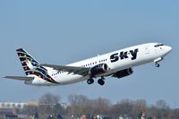 TC-SKD @ EDDL - Sky B734 lifting-off from DUS. - by FerryPNL