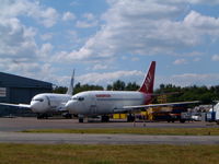 G-CEAD @ EGHH - With OO-SDK to the left. - by Howard J Curtis