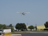 N928JC @ SZP - 1977 Cessna 182Q SKYLANE, Continental O-470-U 230 Hp, on final Rwy 22 - by Doug Robertson