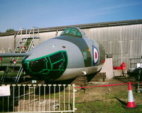 XH537 @ EGHH - Seen shortly after repainting and before it was mounted on its trestle. - by Howard J Curtis