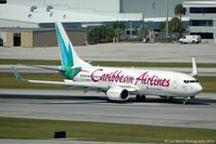 9Y-POS @ FLL - Operating for Air Jamaica. Taken from the Hibiscus car park viewing area. - by Carl Byrne (Mervbhx)