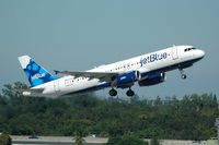 N644JB @ FLL - Taken from the Hibiscus car park viewing area. - by Carl Byrne (Mervbhx)