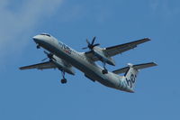G-ECOO @ EGCC - FlyBe De Havilland Canada DHC-8-402Q on approach to Manchester Airport. - by David Burrell
