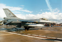 J-062 @ MHZ - F-16AM Fighting Falcon of 322 Squadron Royal Netherlands Air Force on display at the RAF Mildenhall Air Fete 2000. - by Peter Nicholson