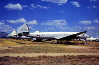 54-4067 @ DMA - C-121G Super Constellation of 147th Military Airlift Squadron Pennsylvania ANG in storage at what was then known as the Military Aircraft Storage & Disposition Centre - MASDC - in May 1973. - by Peter Nicholson