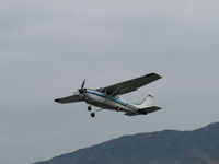 N747PP @ SZP - 1980 Cessna 182R SKYLANE RG, Lycoming O-540-J3C5D 235 Hp, takeoff climb Rwy 22 - by Doug Robertson
