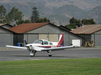 N9YZ @ SZP - 1975 Grumman American AA-5A CHEETAH, Lycoming O-320 150 Hp, landing roll Rwy 22 arriving from CMA to give Young Eagles Flights, Thank You Gary! - by Doug Robertson