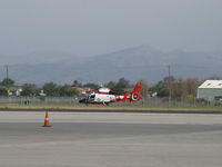 UNKNOWN @ OXR - Aerospatiale MH-65C DOLPHIN of USCG, two Turbomeca Arriel 2C-CG Turboshaft engines 934 shp each, landed OXR. 6564 repainted of USCG Los Angeles? - by Doug Robertson