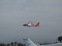 UNKNOWN @ OXR - Aerospatiale MH-65C DOLPHIN of USCG, two Turbomeca Arriel 2C-CG Turboshaft engines 934 shp each, 6564 of USCG Los Angeles repainted? approaching OXR for landing. - by Doug Robertson