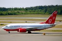 SE-DNX @ ESSA - Boeing 737-683 [28304] (SAS Scandinavian Airlines) Arlanda~SE 06/06/2008. Still in former Flyglobespan scheme having just returned from lease. - by Ray Barber