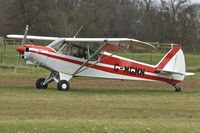 G-MGMM @ EGTH - 1979 Piper PA-18-150, c/n: 18-7909189 at Old Warden - by Terry Fletcher