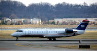 N455AW @ KDCA - Takeoff roll  DCA - by Ronald Barker