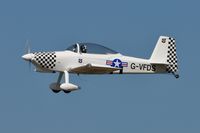 G-VFDS @ EGFH - Resident Vans RV-8 departing Runway 22.