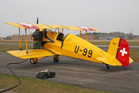 G-AXMT @ EGBR - Doflug Bu-133C Jungmeister  at The Real Aeroplane Company's Spring Fly-In, Breighton Airfield, April 2013. - by Malcolm Clarke