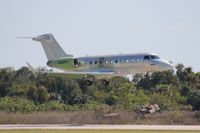 N280FR @ ORL - Unpainted new G280 returning from time trials - by Florida Metal