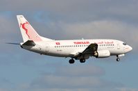 TS-IOJ @ EHAM - Tunisair B735 landing in AMS - by FerryPNL