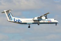 G-ECOP @ EHAM - Flybe DHC-8 landing in AMS - by FerryPNL