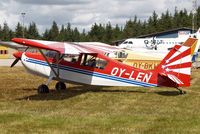 OY-LEN @ EKVJ - Bellanca 7GCAA Sky-Trac [346-77] Stauning~OY 14/06/2008. Destroyed in a hangar fire at Hoganas~OY 2012-05-09. - by Ray Barber
