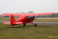 G-APZX @ EGBR - Piper PA-22-150 Carribean at The Real Aeroplane Club's Spring Fly-In, Breighton Airfield, April 2013. - by Malcolm Clarke