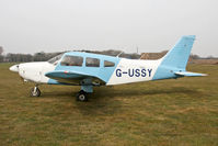 G-USSY @ EGBR - Piper PA-28-181 Cherokee Archer II at The Real Aeroplane Club's Spring Fly-In, Breighton Airfield, April 2013. - by Malcolm Clarke