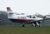 G-CNCN @ EGBP - visitor to the Rockwell Commander fly-in at Kemble - by Chris Hall
