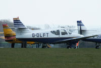 G-OLFT @ EGBP - visitor to the Rockwell Commander fly-in at Kemble - by Chris Hall