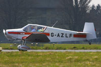 G-AZLF @ EGBP - visitor from Garston Farm airstrip - by Chris Hall