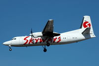 SE-LIS @ ESSA - Skyways Fokker 50 approaching Stockholm Arlanda airport, Sweden. - by Henk van Capelle