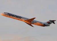 EC-HOV @ LEBL - Taking off RWY 25L.