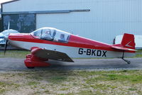 G-BKDX @ X3YF - at Yeatsall Farm, Abbots Bromley - by Chris Hall