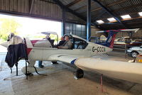 G-CCCN @ X3YF - me and my friend Charlie getting a guided tour of this Robin R3000 - by Chris Hall