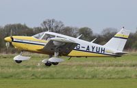 G-AYUH @ EGSV - Just airbourne. - by Graham Reeve