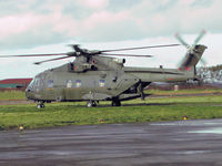 ZJ135 @ CAX - Merlin HC.3, callsign Mowgli 74, of 28 Squadron operating from Carlisle in Exercise Eagles Eye in October 2004. - by Peter Nicholson