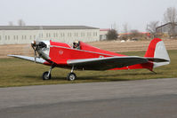 G-AEXT @ EGBR - Dart Kitten II at The Real Aeroplane Club's Spring Fly-In, Breighton Airfield, April 2013. - by Malcolm Clarke