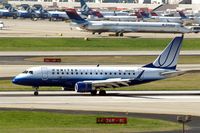 N645RW @ KATL - Embraer Emb-170-100SE [17000064] (United Express) Atlanta-Hartsfield~N 11/04/2010. Just landed reverse thruster applied. - by Ray Barber