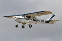 G-BWBI @ EGFH - Resident Taylorcraft F-22A, the only example on the UK register.