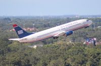 N419US @ TPA - US Airways 737-400 - by Florida Metal