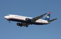 N426US @ TPA - US Airways 737-400 - by Florida Metal