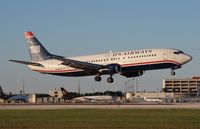 N444US @ MIA - US Airways 737-400 - by Florida Metal