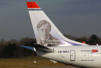 LN-NGJ @ EGCC - Norwegian Air Shuttle B737 featuring John Bauer (June 4, 1882 – November 20, 1918) who was a Swedish painter and illustrator - by Chris Hall