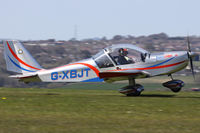 G-XBJT @ EGHA - Privately owned, rotating on departure. - by Howard J Curtis